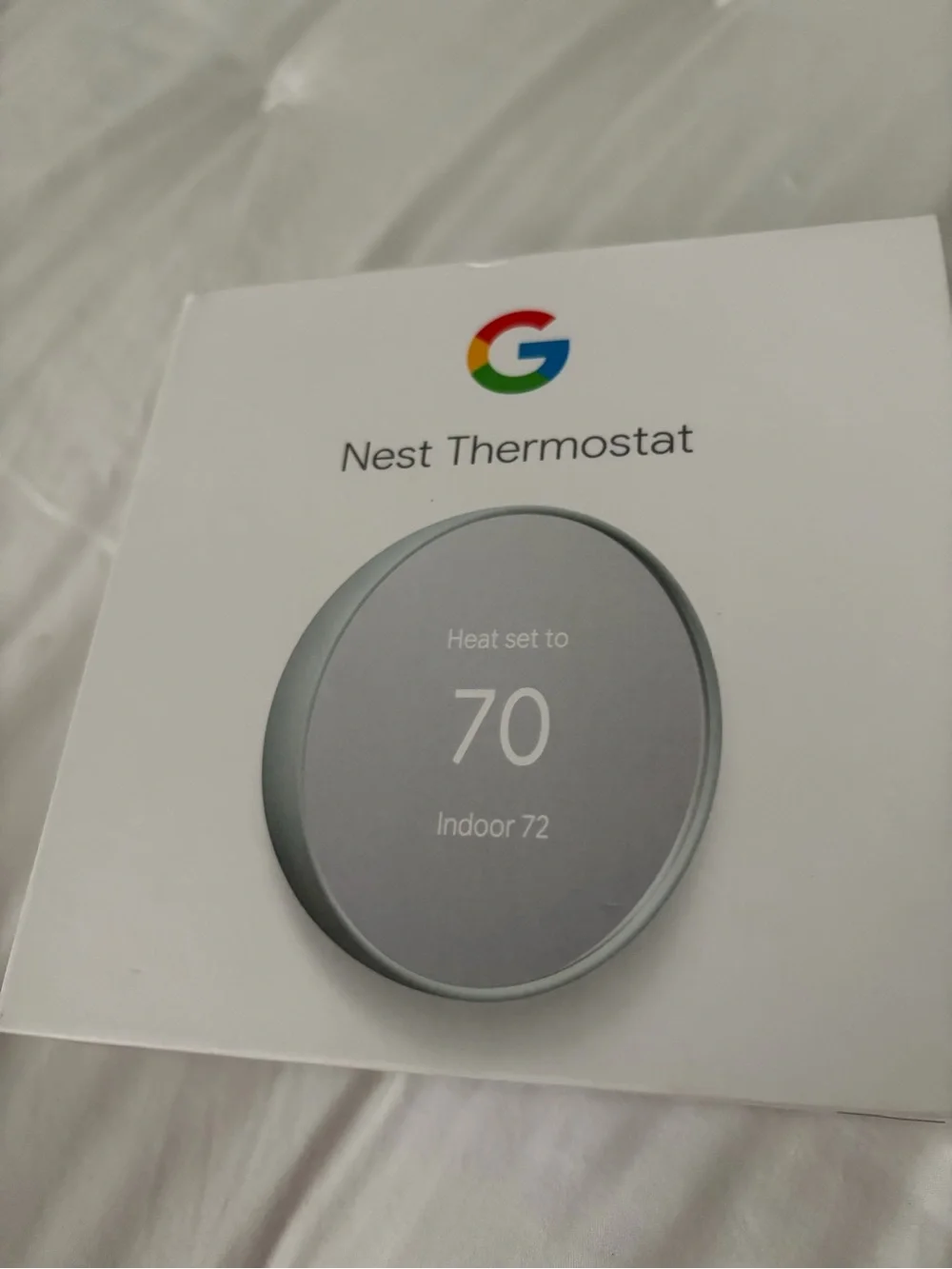 Google Nest Thermostat Silver/Gray